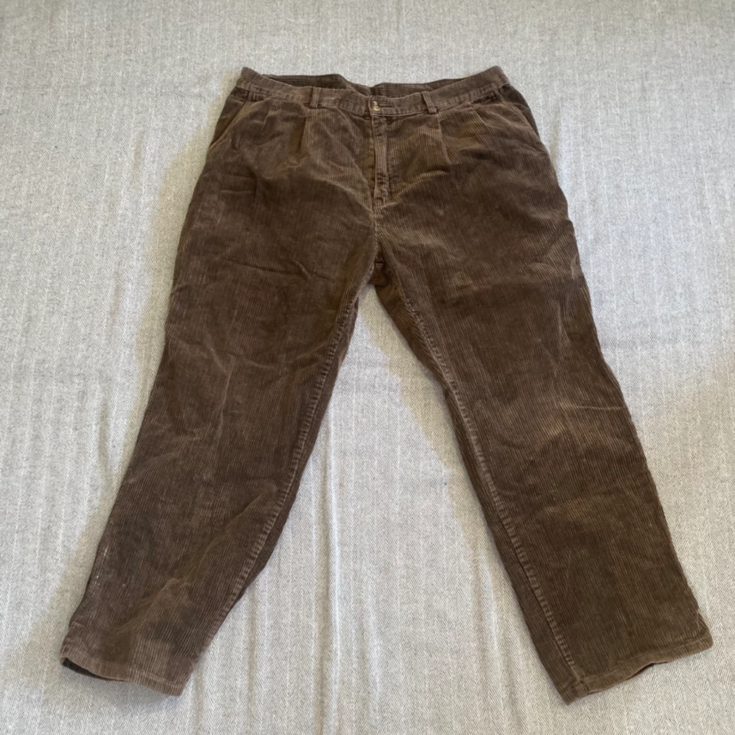 Trucker Brown Corduroy Pants 34