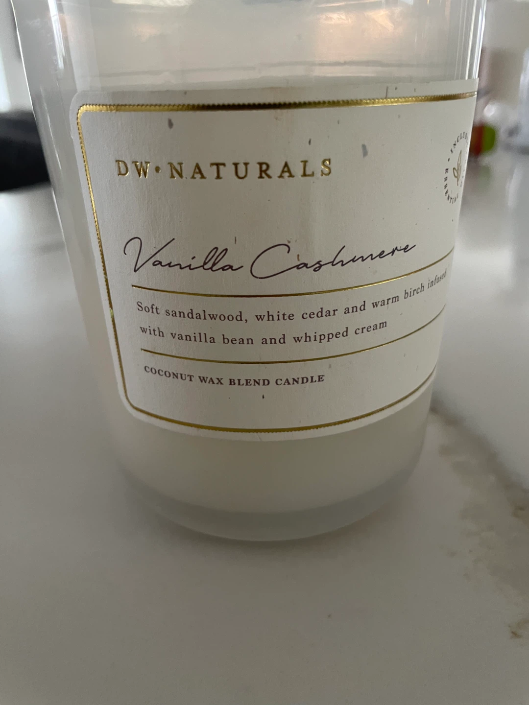 🏆DW Naturals Vanilla Cashmere Coconut Wax Blend Candle