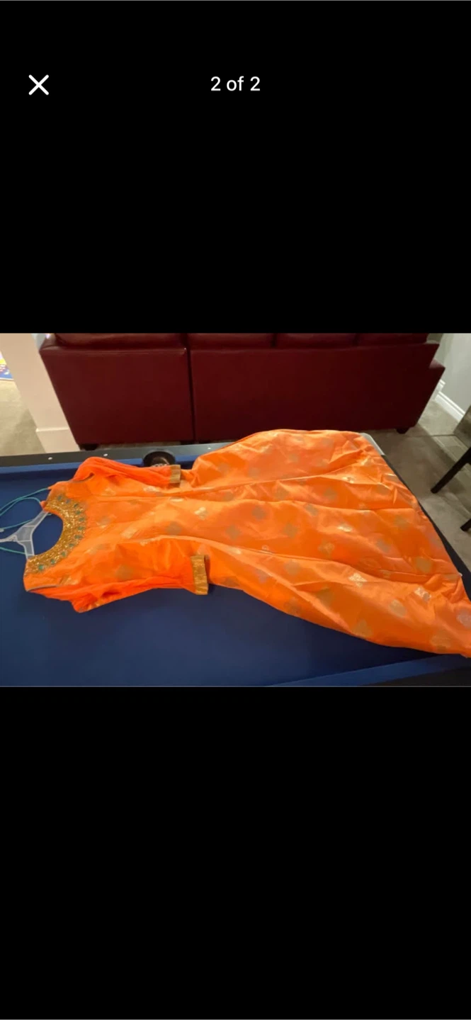 Orange Indian Dress - photo 2