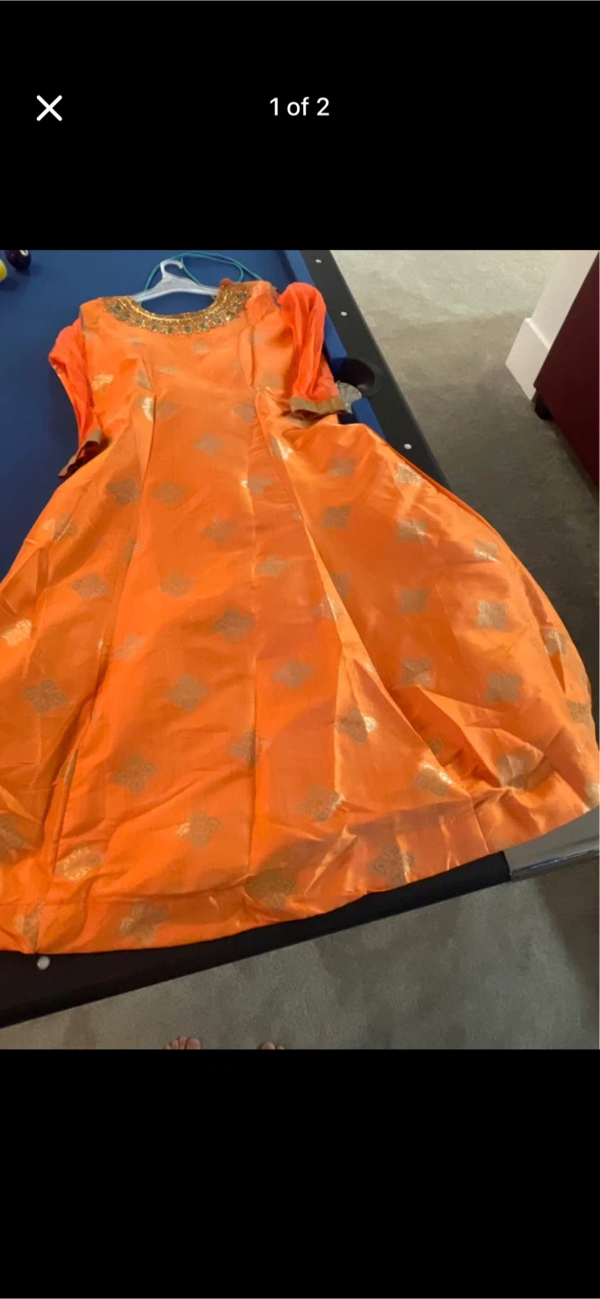 Orange Indian Dress