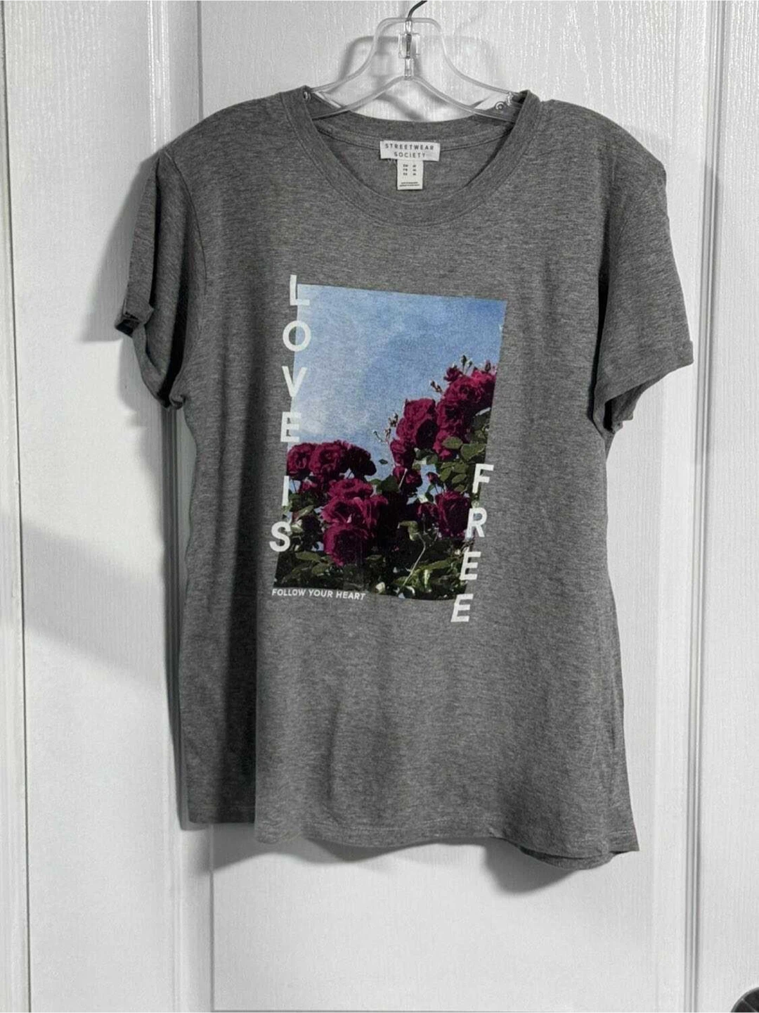 Streetwear Society Grey Graphic T-Shirt - photo 2
