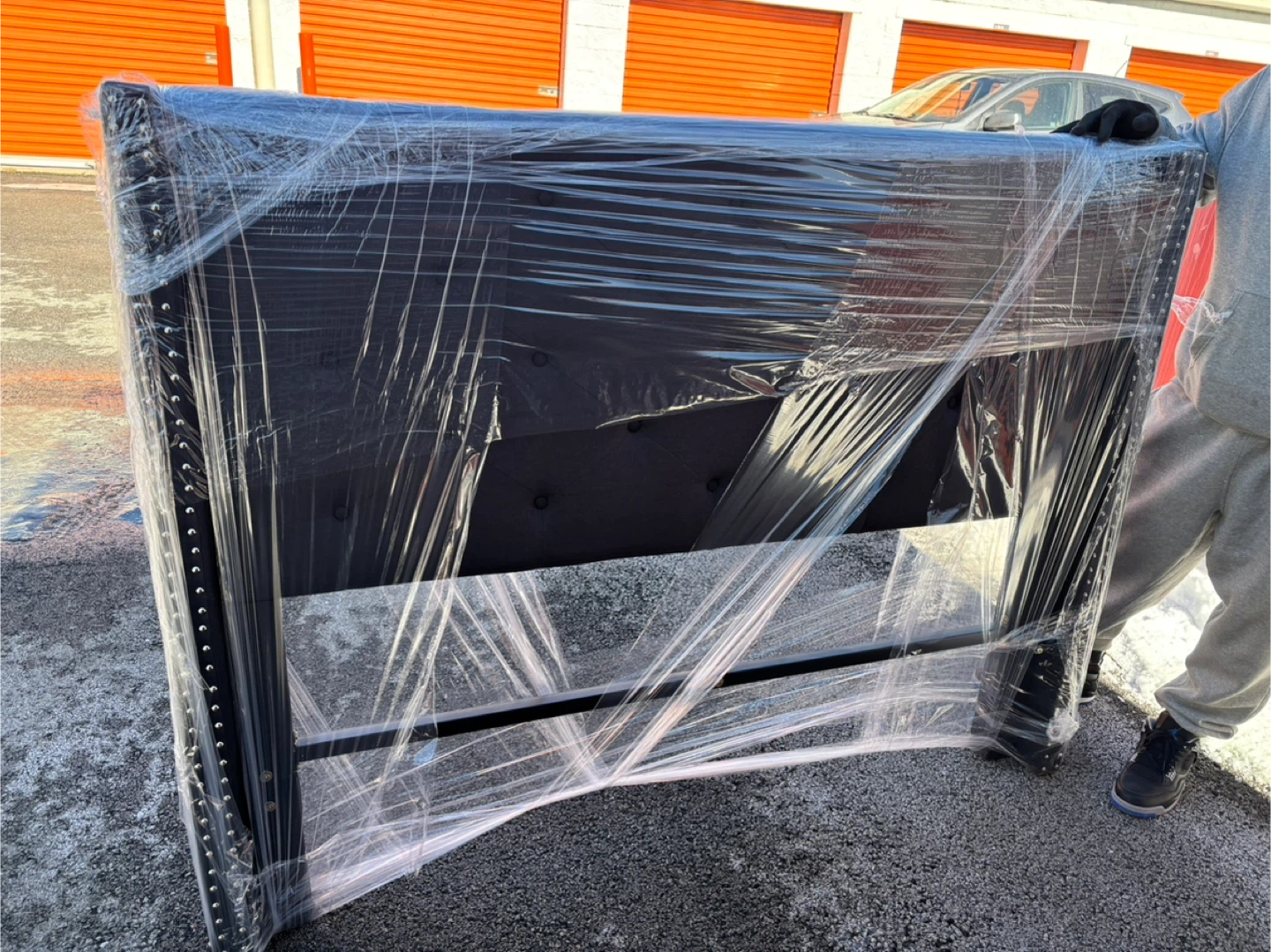 New out of box queen Headboard and frame ready for pick up - photo 2