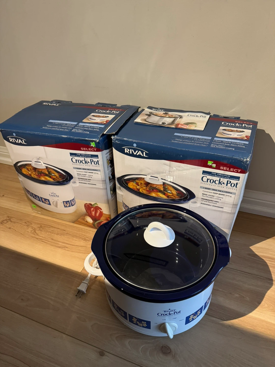 Crock-Pot 5 Quart Slow Cooker ($35 each or $60 for both)