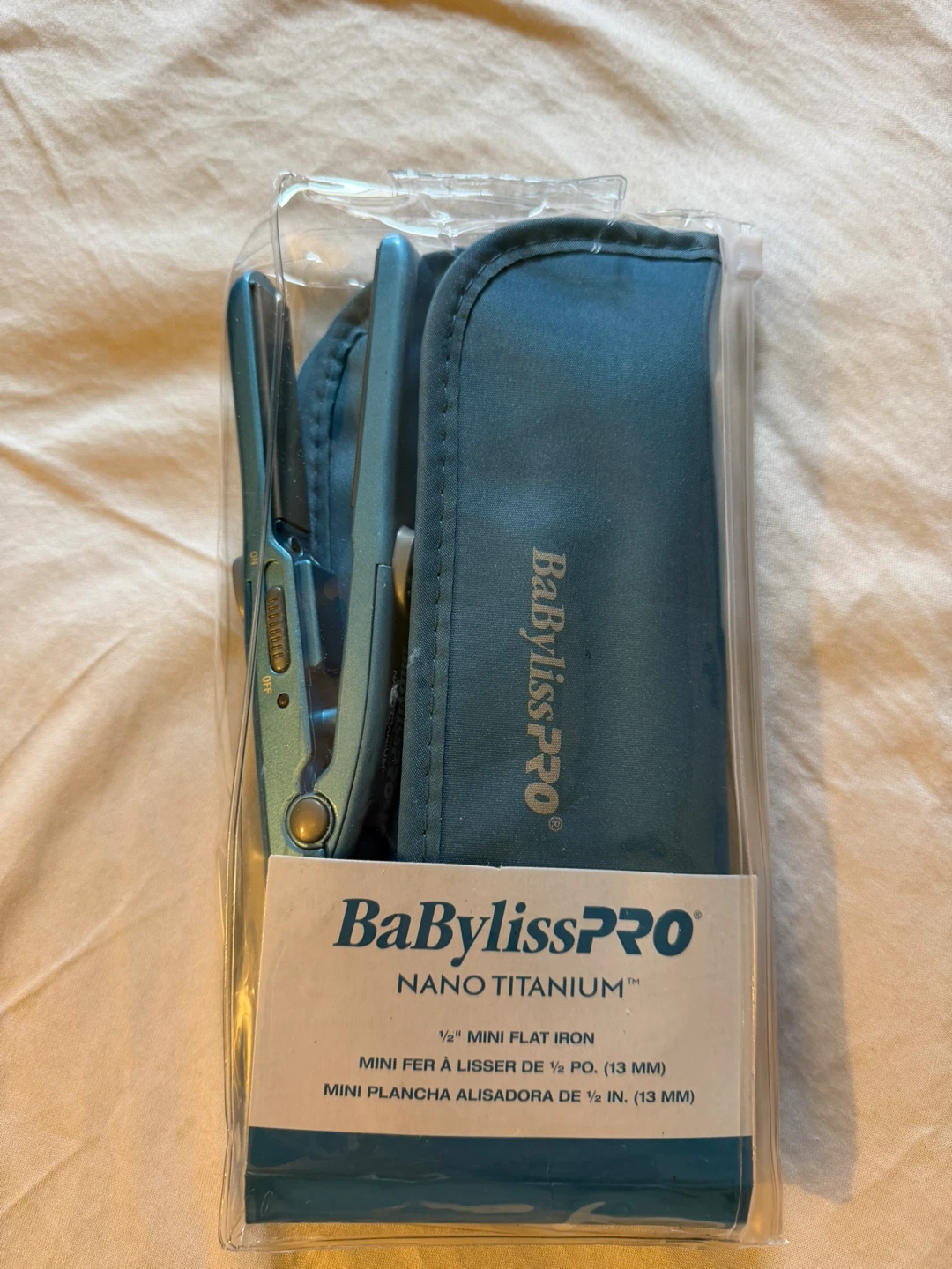 BaBylissPRO Nano Titanium 1/2" Mini Flat Iron