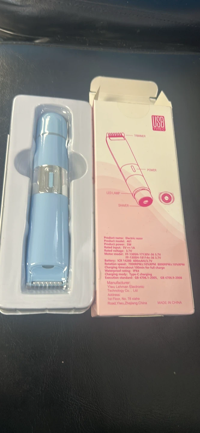 Electric Razor Trimmer - Model 461 - Blue - photo 2