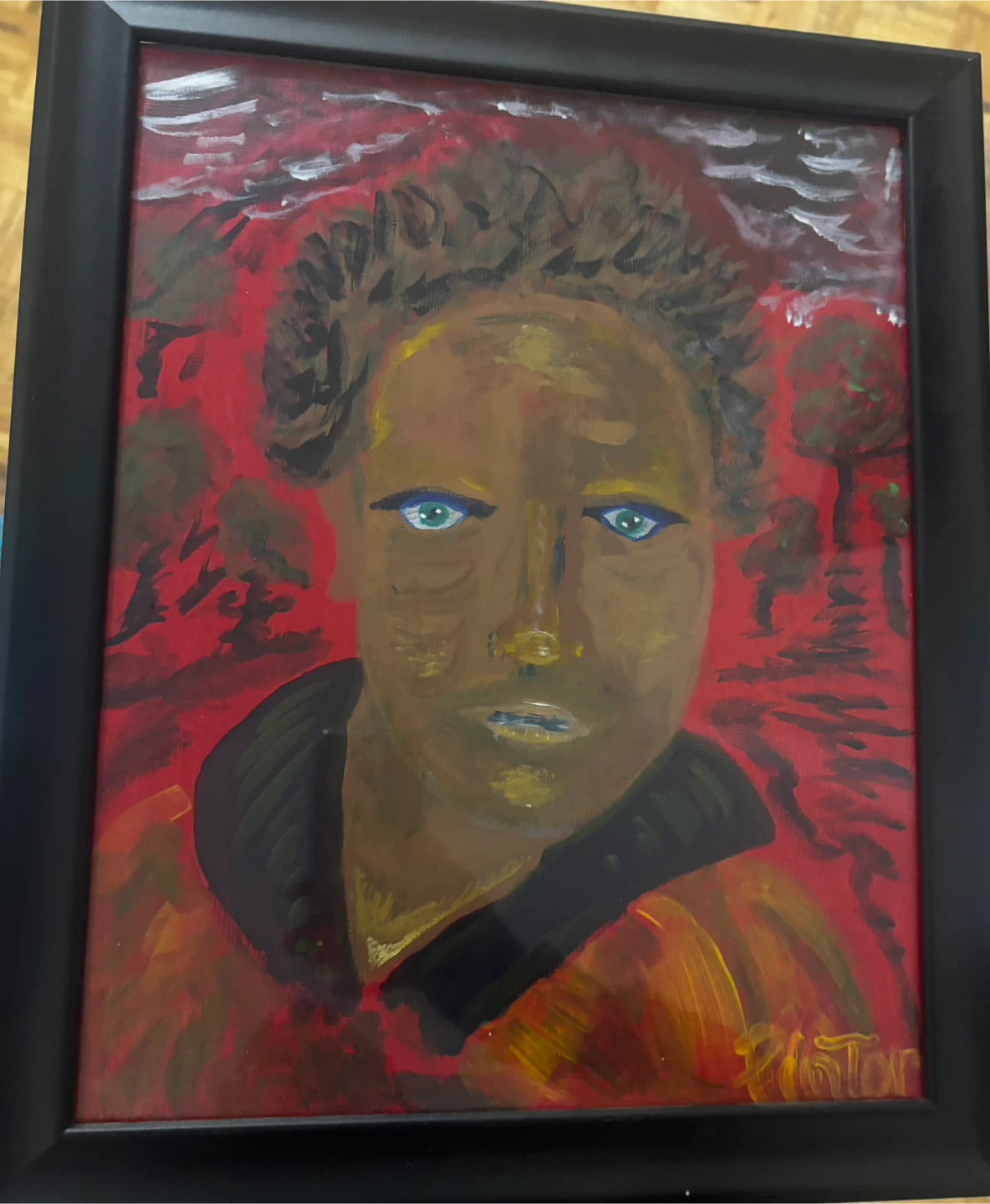 Framed Portrait Painting