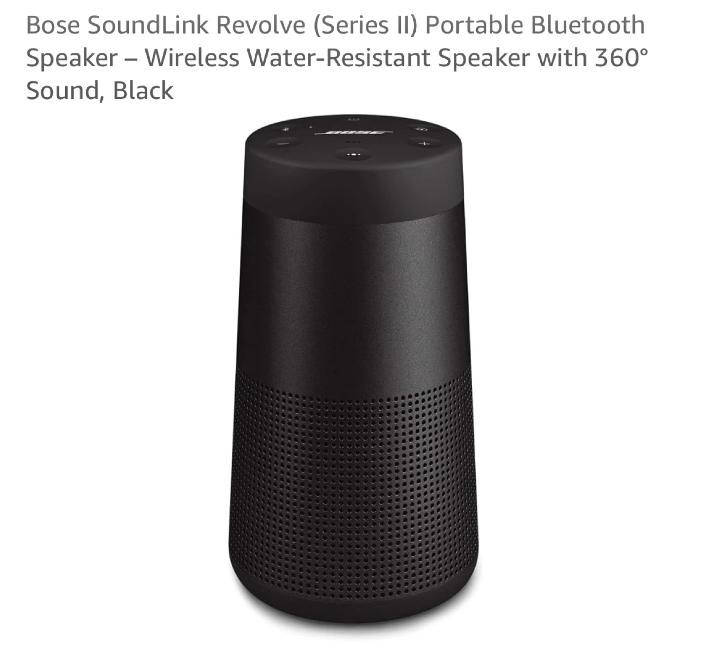 Bose SoundLink Portable Bluetooth Speaker - Black