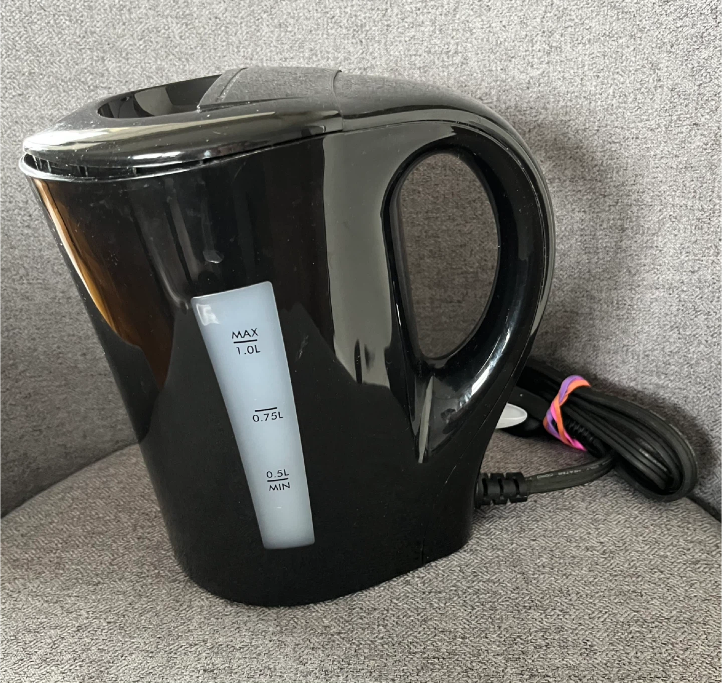 Black Electric Kettle 1.0L