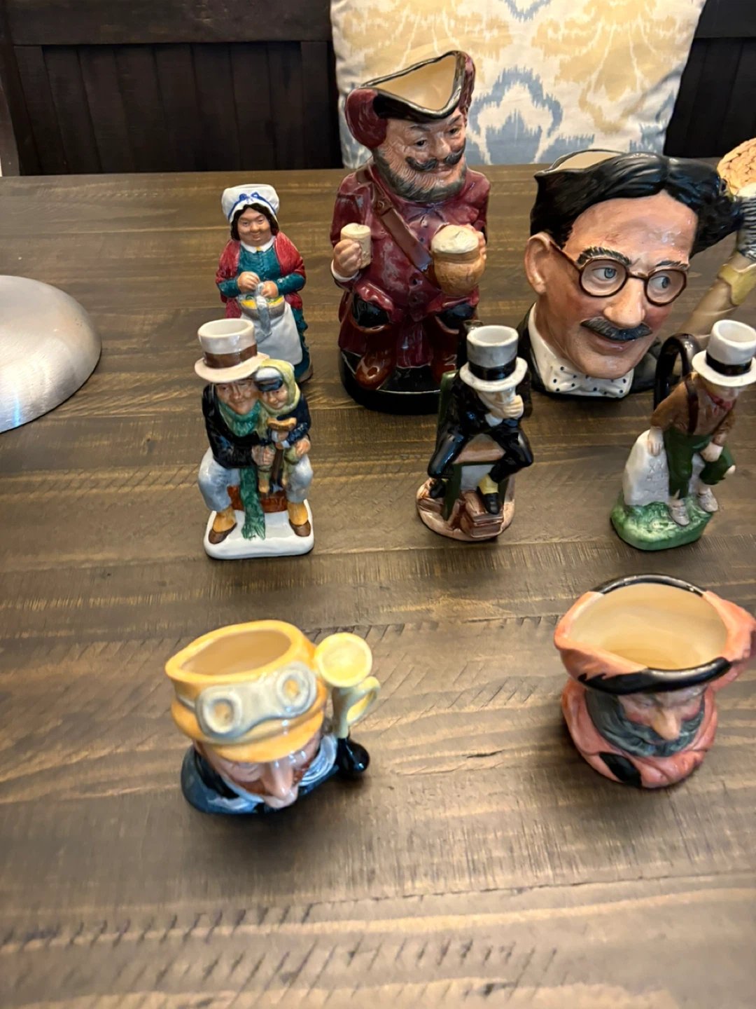 Royal Doulton Toby Mug collection of 11 pristine - photo 2