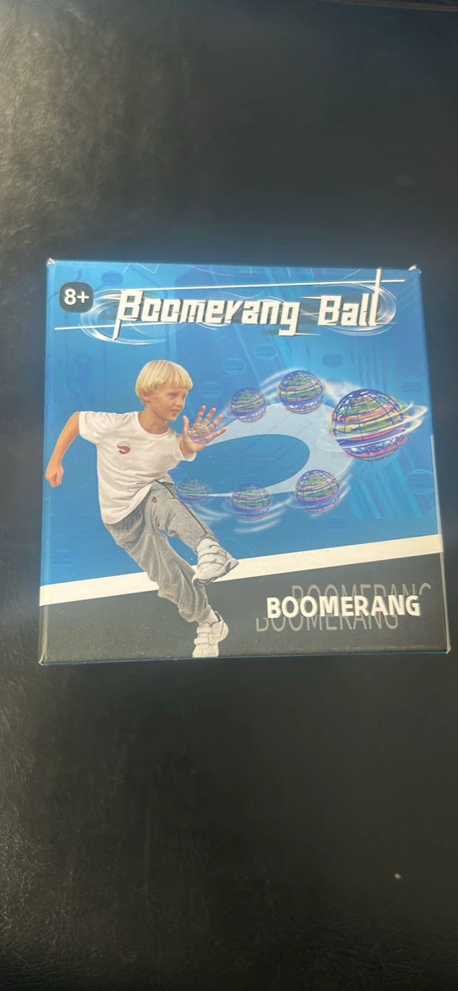 Boomerang Interactive Stunt UFO Flying Finger Top