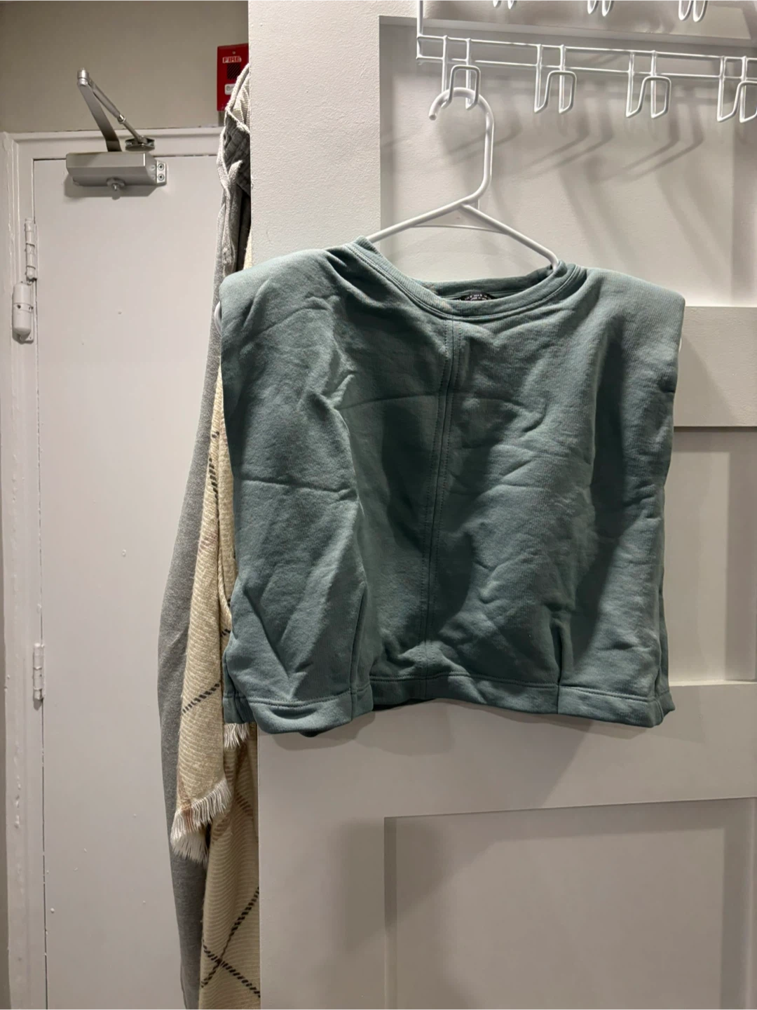 Light Teal Crew Neck Sweatshirt