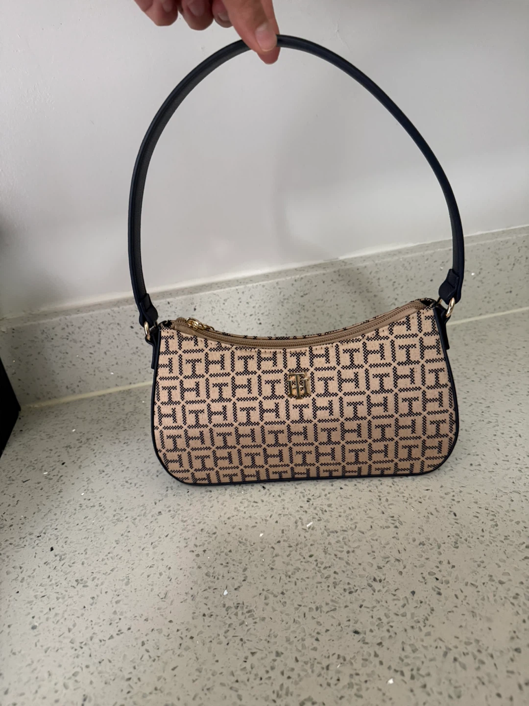 Tommy Hilfiger Monogram Shoulder Bag