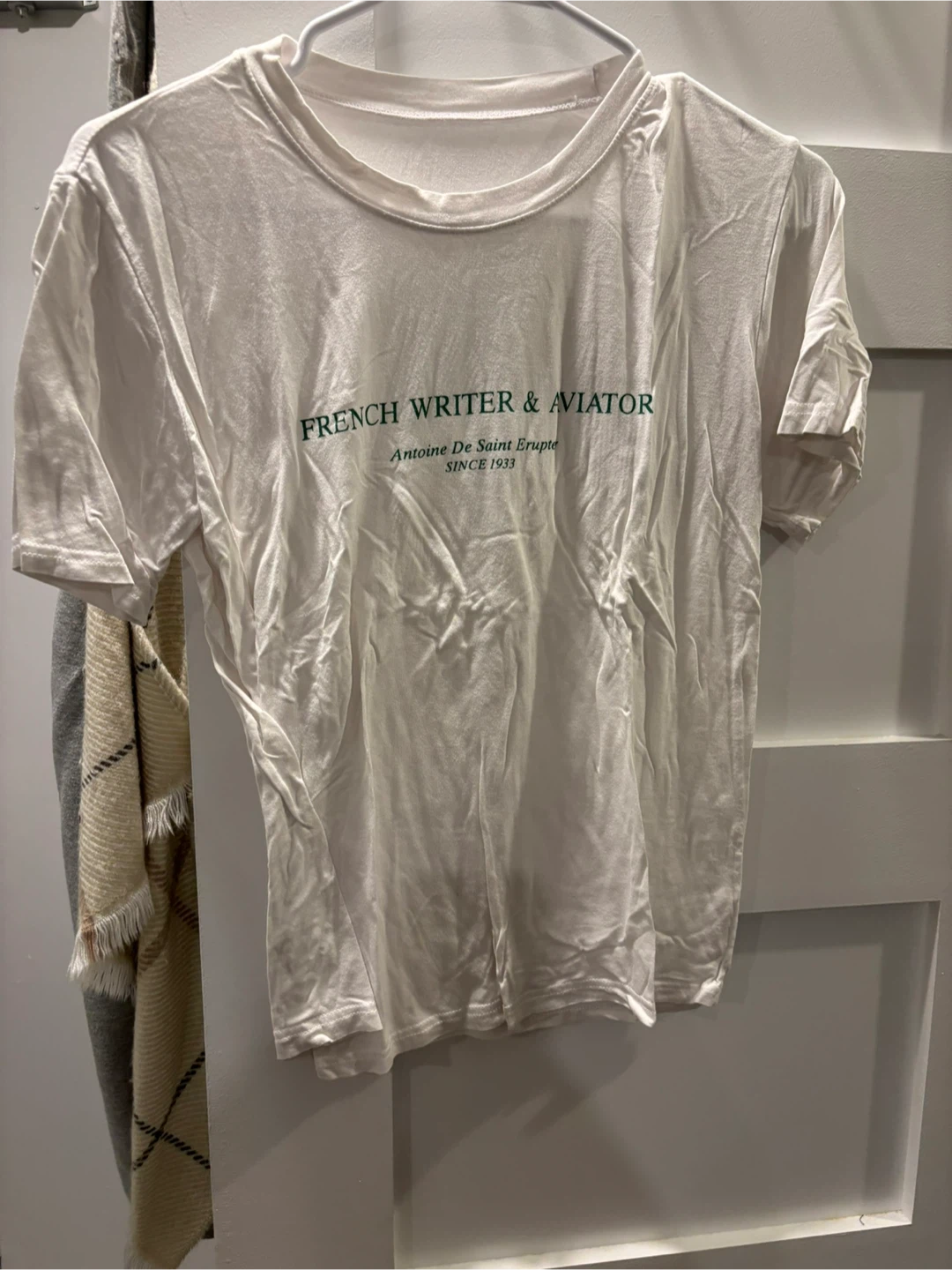 White T-Shirt - French Writer & Aviator