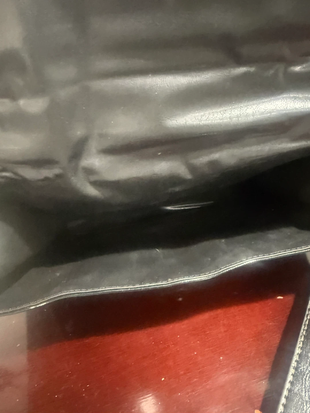 Black Patent Leather Briefcase/Handbag - photo 4