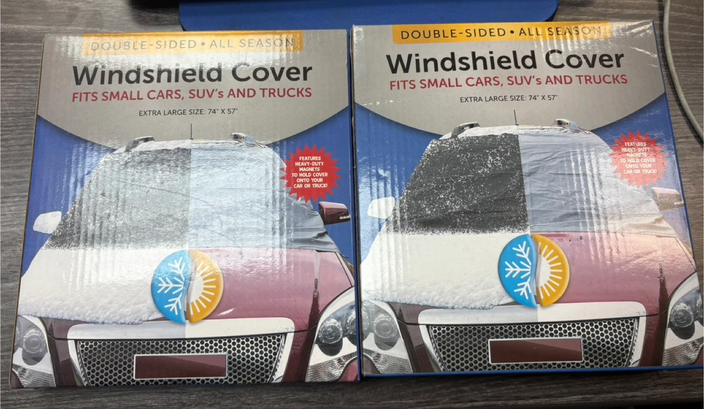 Double-Sided All Season Windshield Cover - Extra Large