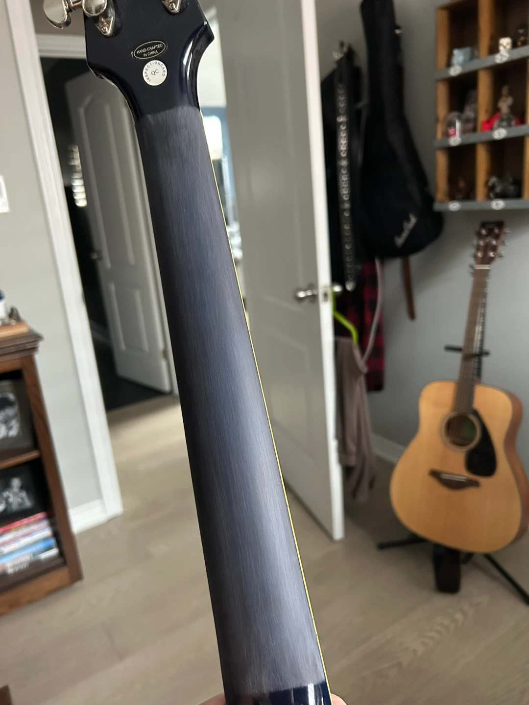 BARELY USED: Epiphone Les Paul Standard Pro - Blue - photo 3