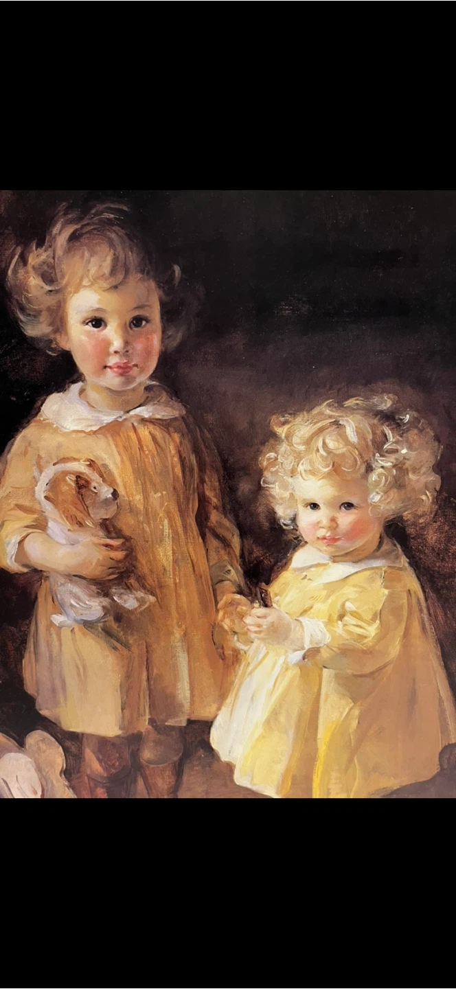🏆Print of Two Children - photo 2