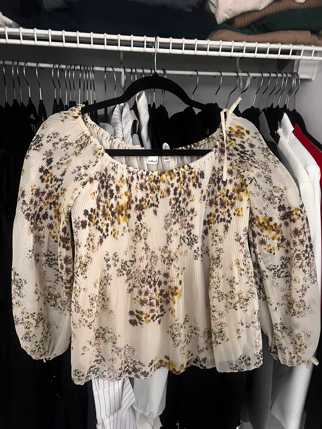 Wilfred Floral Pleated Blouse - photo 2