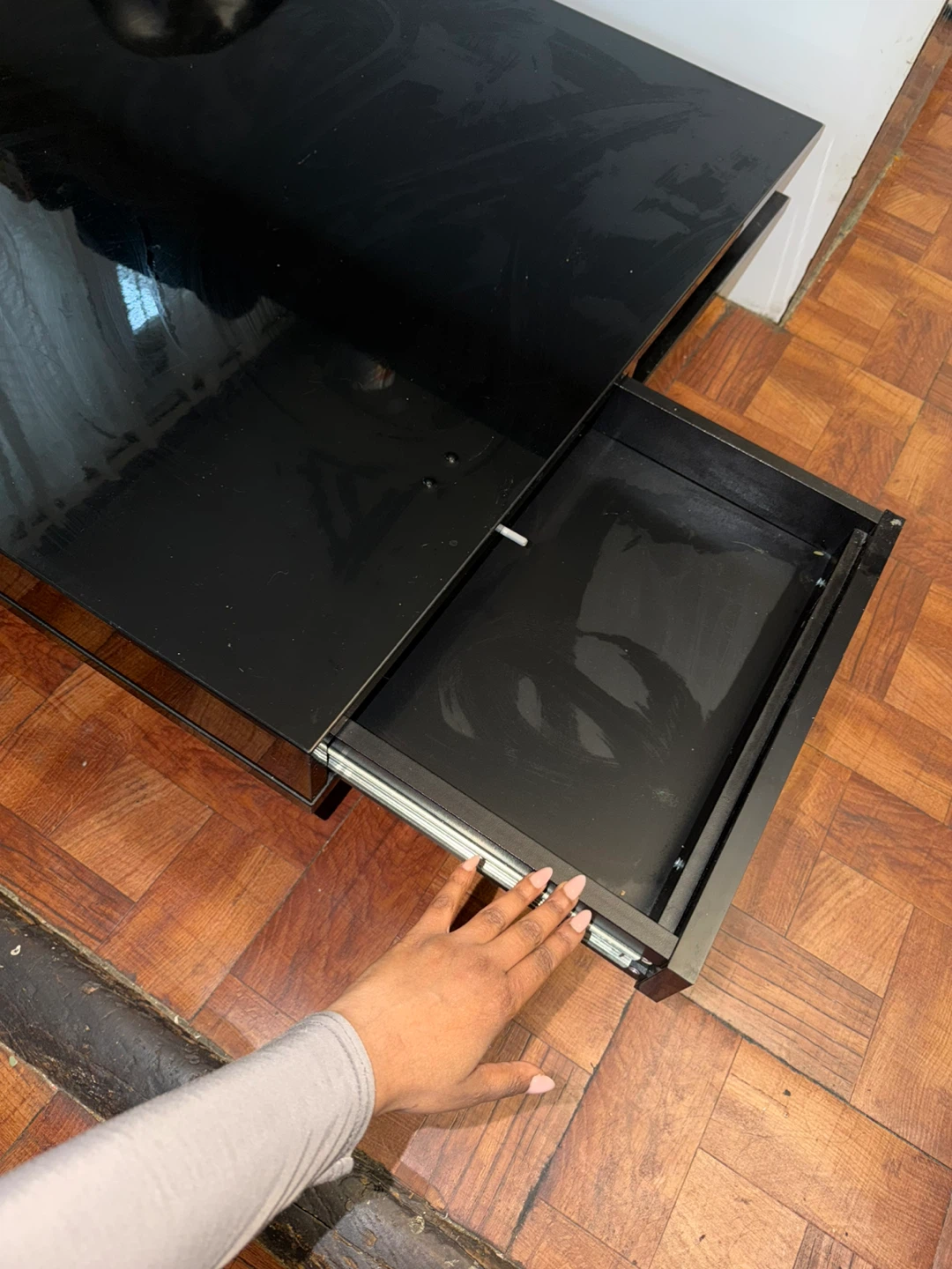 Black Entertainment coffee table - photo 2