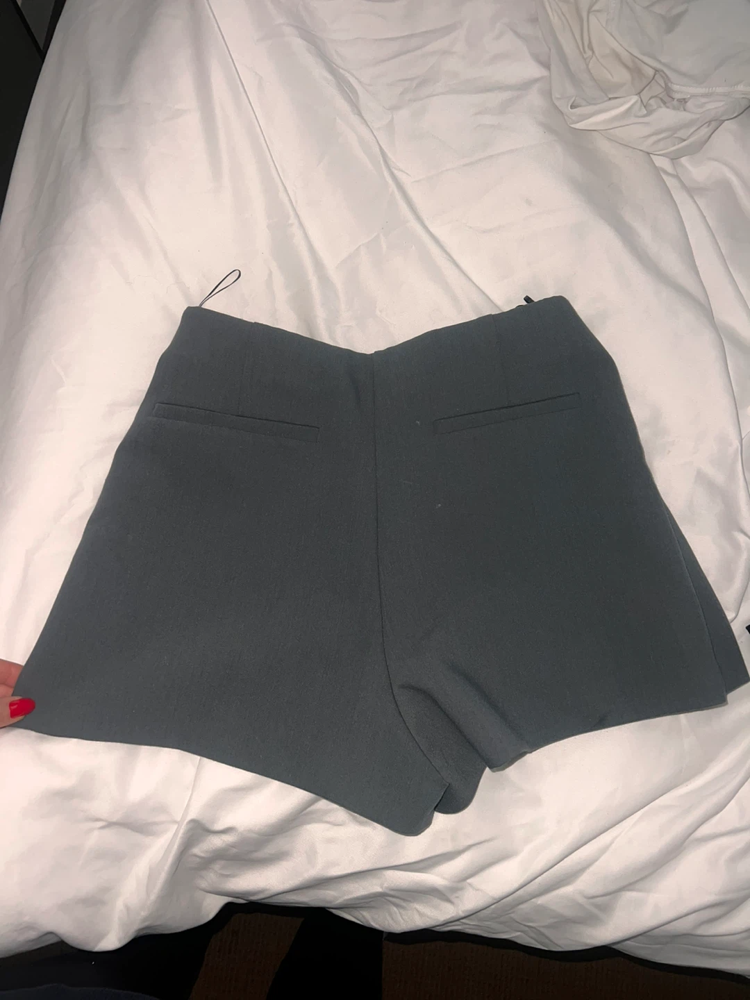 Sara Grey Skort with Buckle Detail - photo 2
