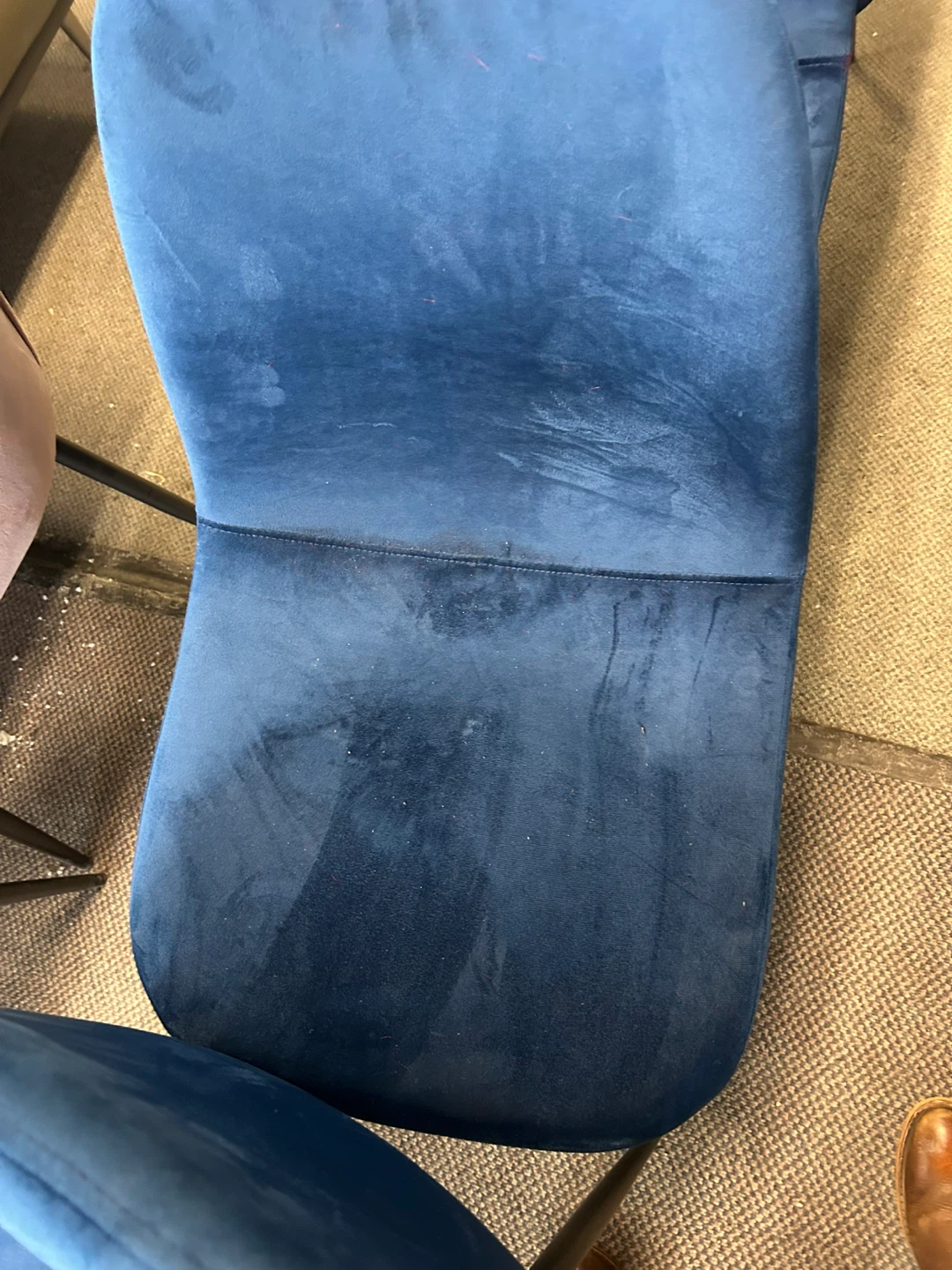 Blue Velvet Accent Chairs (Set of 4) - photo 2