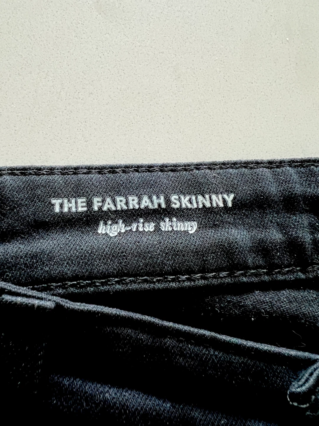 AG Adriano Goldschmied The Farrah Skinny High-Rise Jeans Black - photo 3