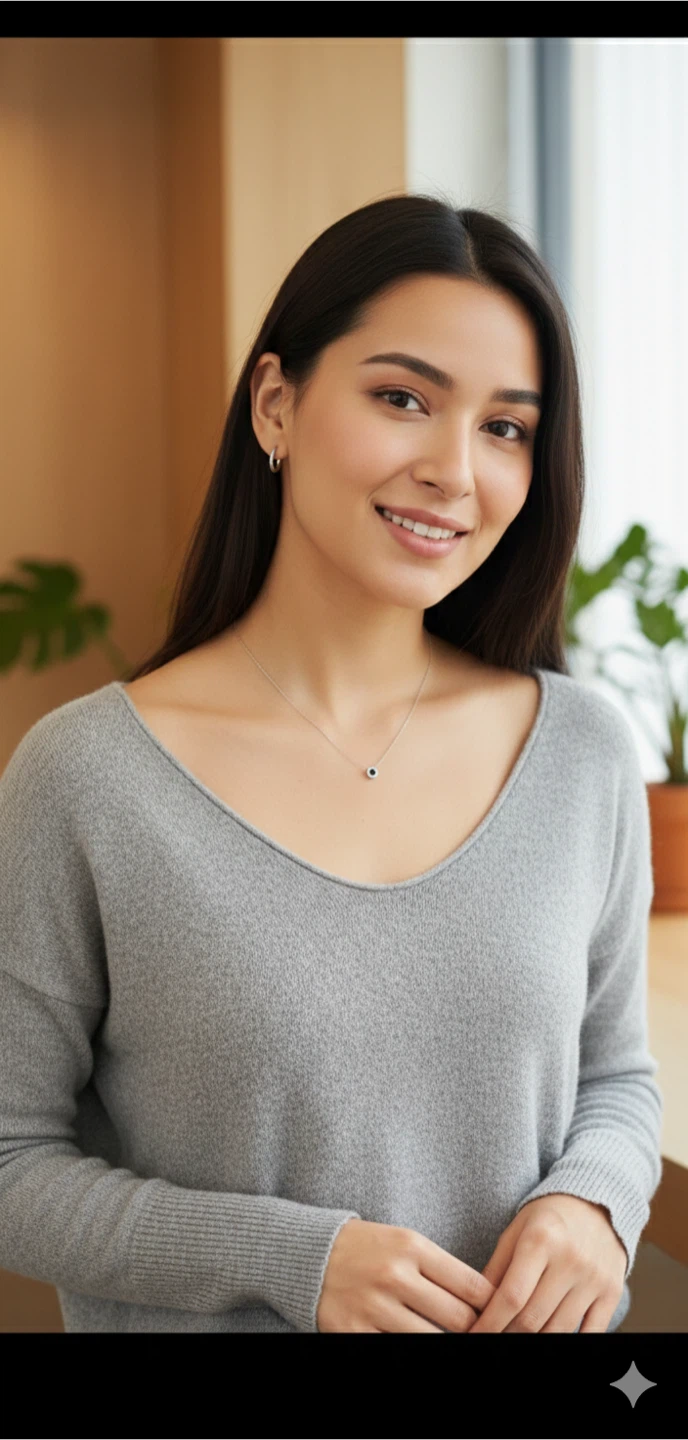 Polar Light Diamond accents blue Sapphire Necklace - photo 5