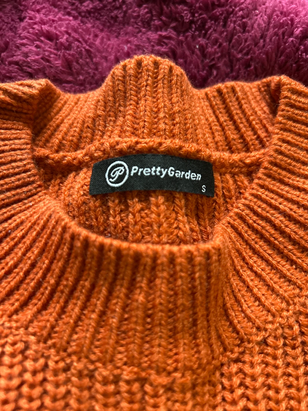 PrettyGarden Women's Mock Neck Knit Sweater Size S - photo 2