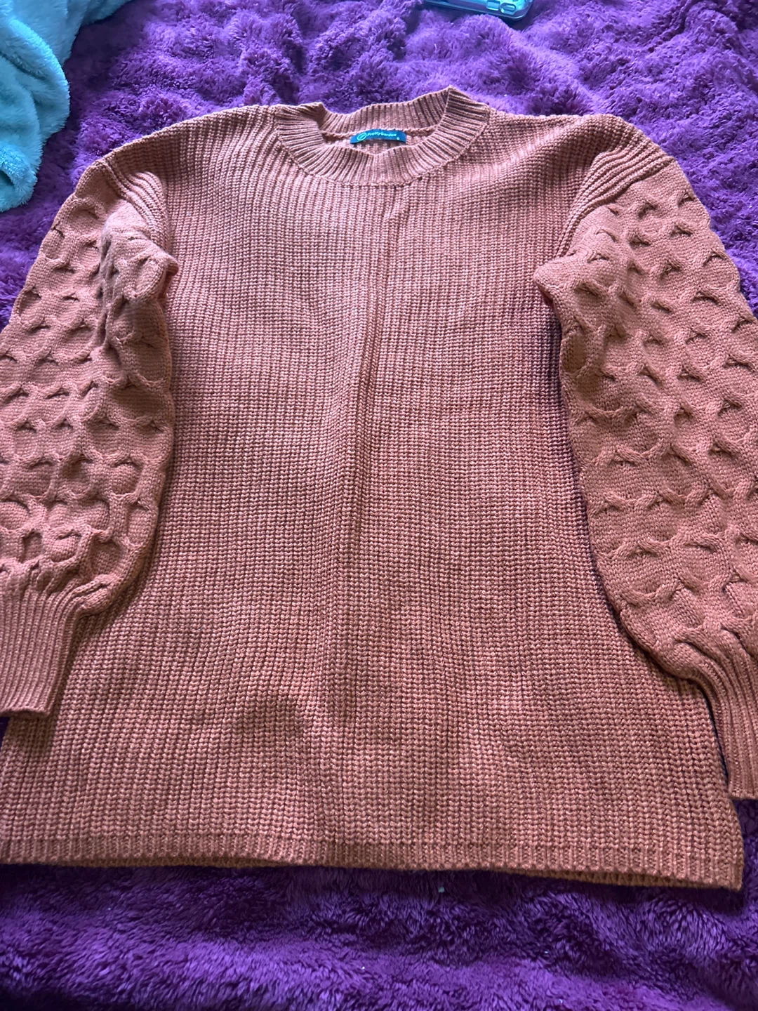 PrettyGarden Women's Mock Neck Knit Sweater Size S - photo 3