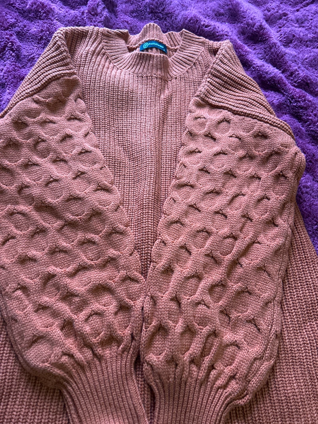 PrettyGarden Women's Mock Neck Knit Sweater Size S