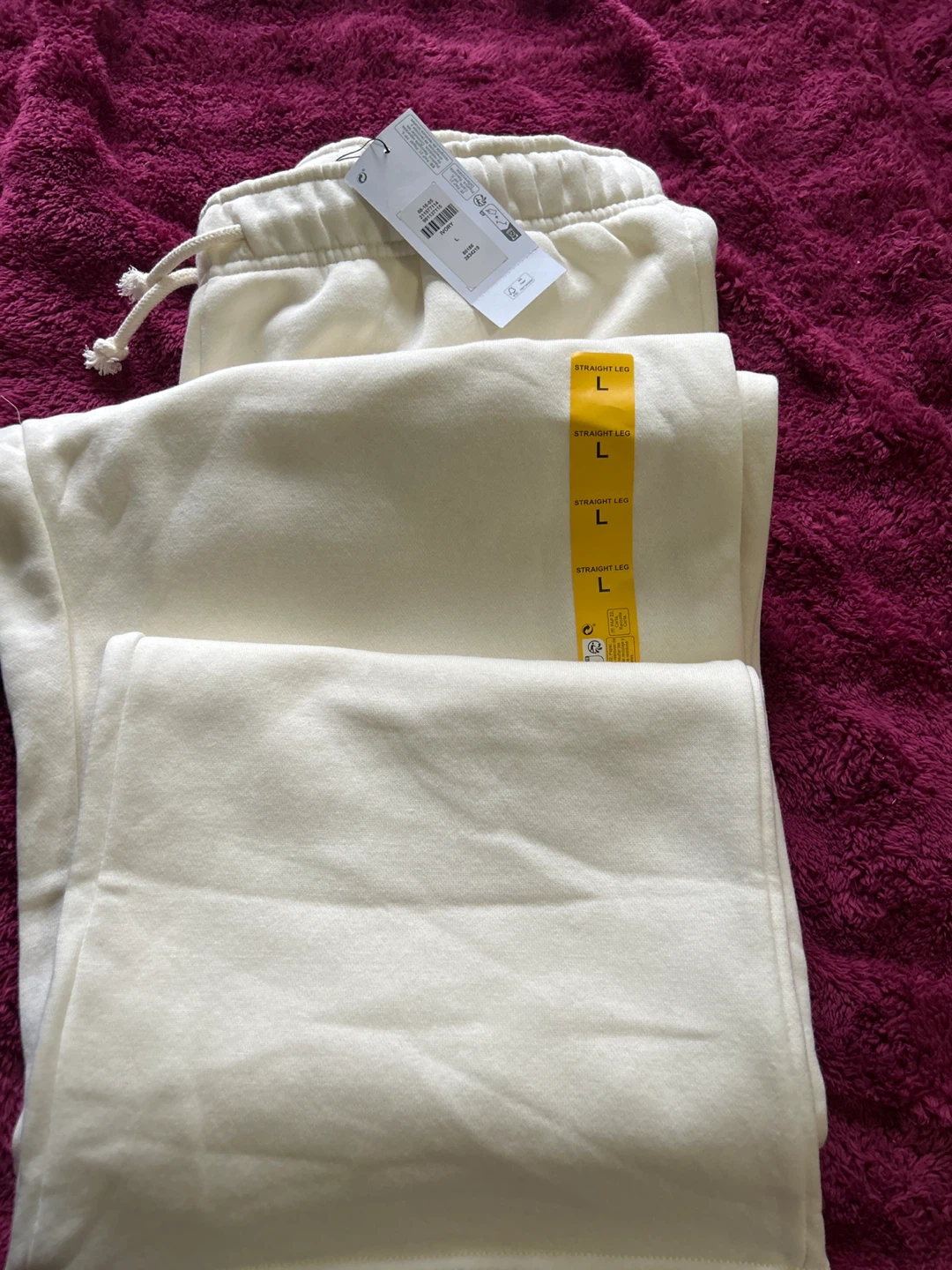Primark Cream Sweatpants Size L - photo 3