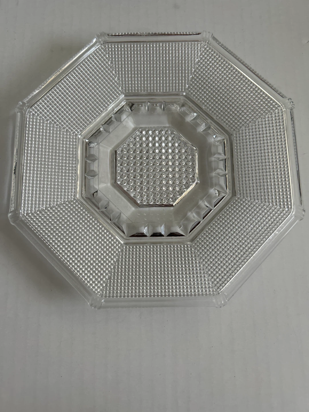 🏆Clear Octagonal Glass Plate and Bowl 🏆