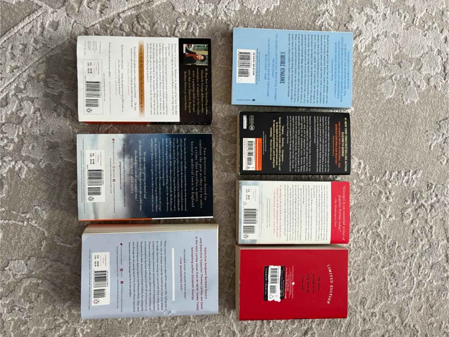 Elizabeth George Paperback Novels - photo 3
