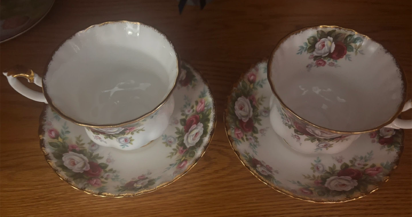Royal Albert Celebration Bone China Teacup and Saucer - photo 5