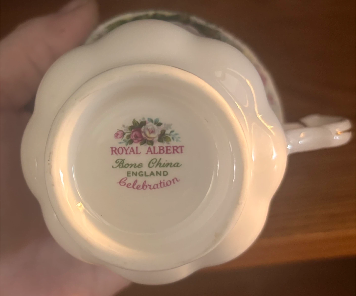 Royal Albert Celebration Bone China Teacup and Saucer - photo 3
