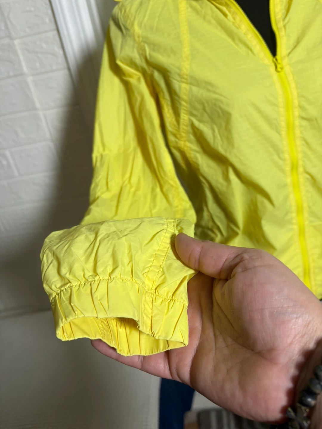 Yellow Lightweight Hooded Jacket - photo 4