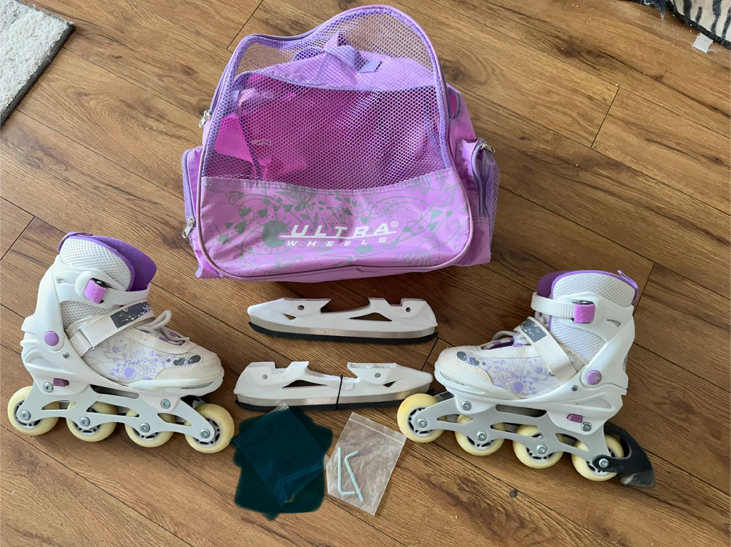 Ultra Wheels Switchers Roller Blades/Ice Skates 🏆