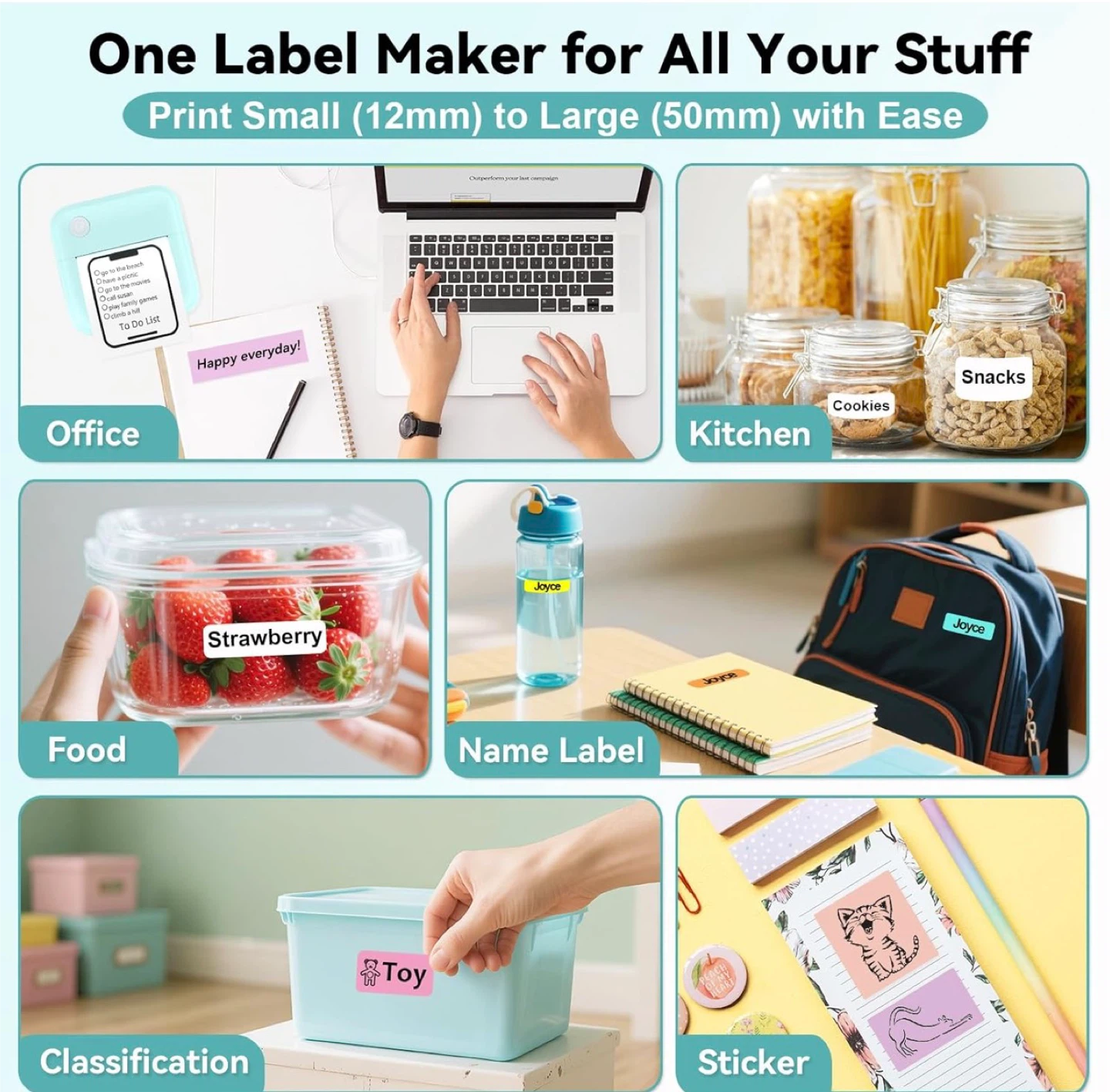 Mini Label Maker Printer - Sticker, Label, Picture Printing - photo 3
