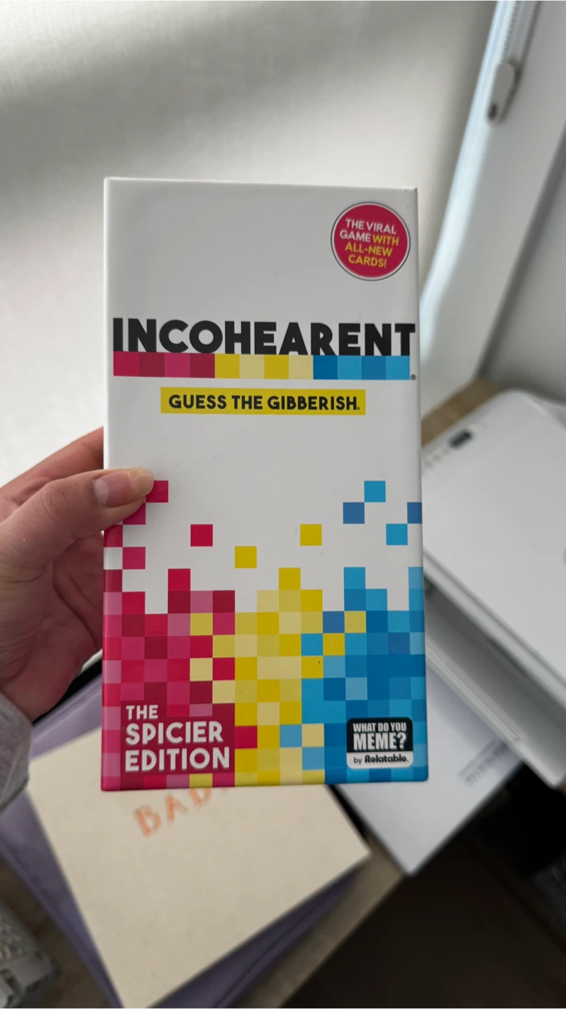 Incohearent The Spicier Edition Card Game