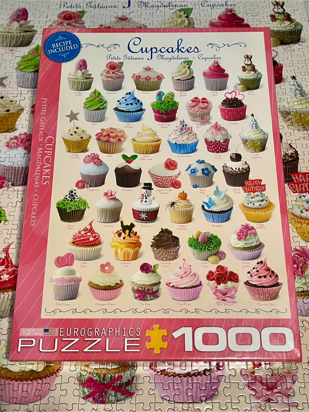 🏆Eurographics Cupcakes 1000 Piece Puzzle