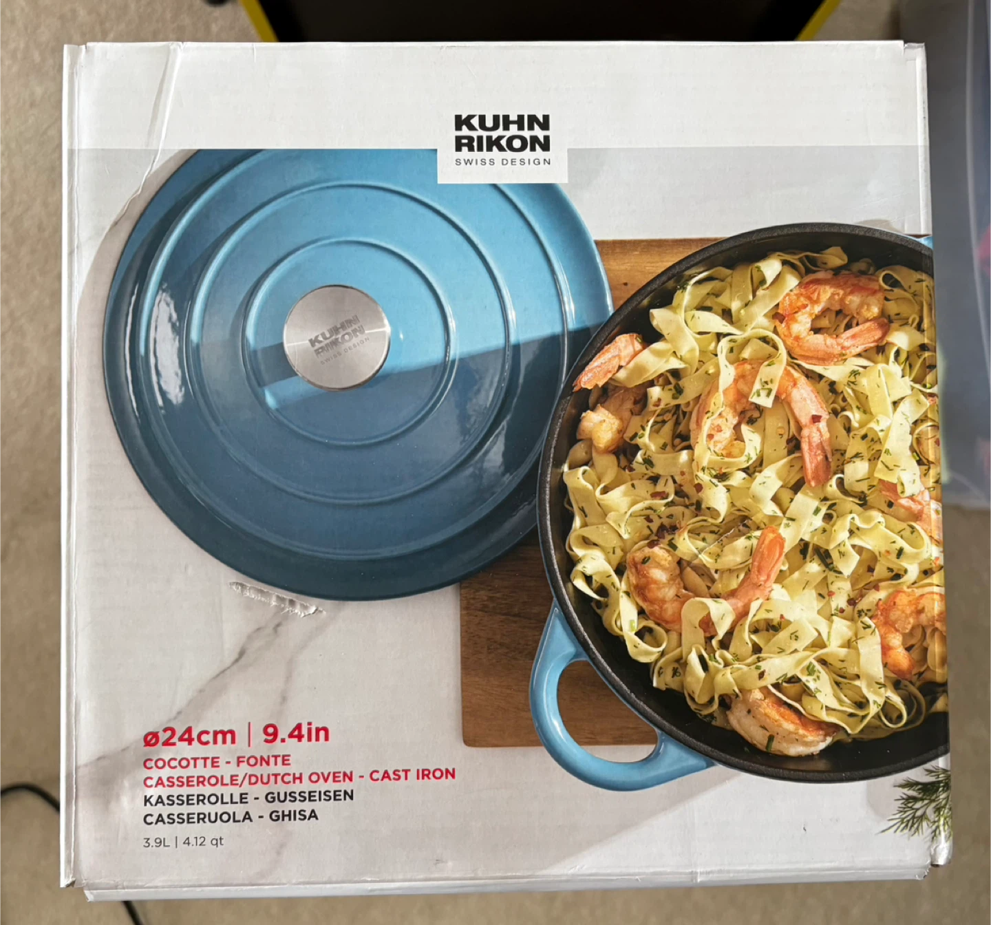 ✨✨Kuhn Rikon 24cm Cast Iron Dutch Oven 🏆