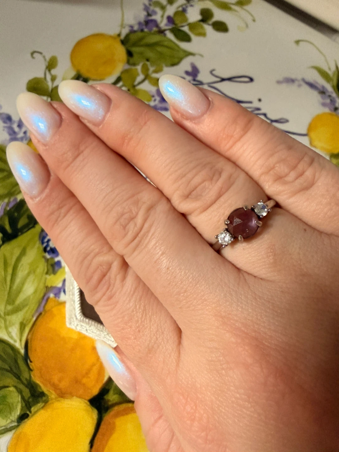 New 1.2 carats Amethyst silver Ring - photo 5