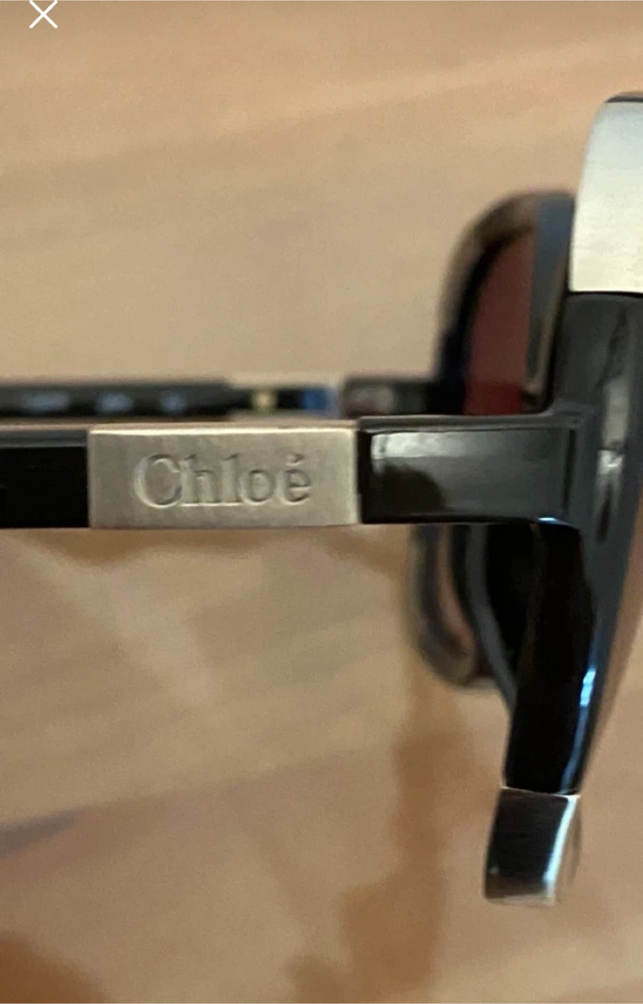 Chloé Women's Round Sunglasses - Black with Gold Accents - photo 5
