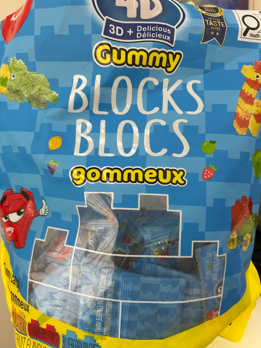 4D Gummy Blocks Blocs Candy