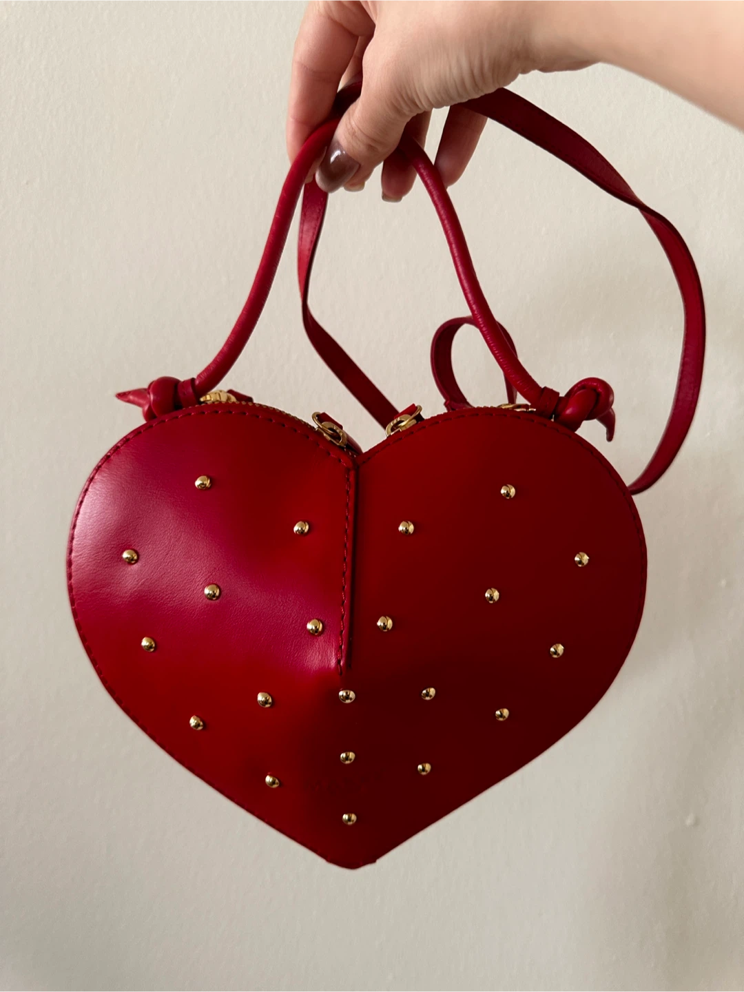 Heart Shape Leather bag