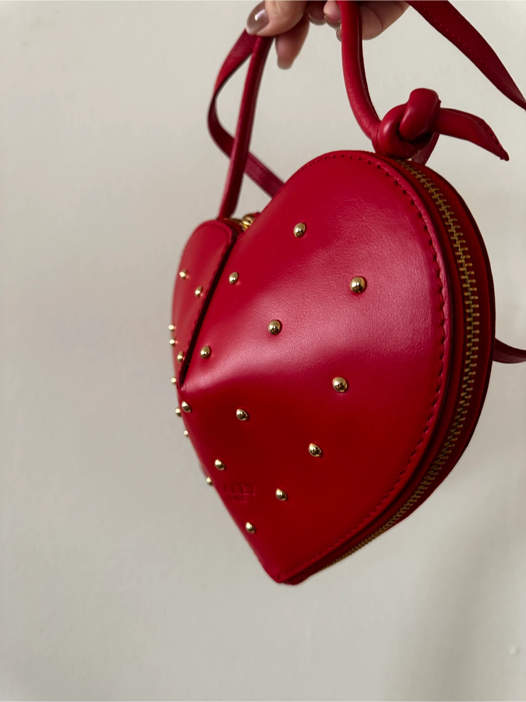 Heart Shape Leather bag - photo 3