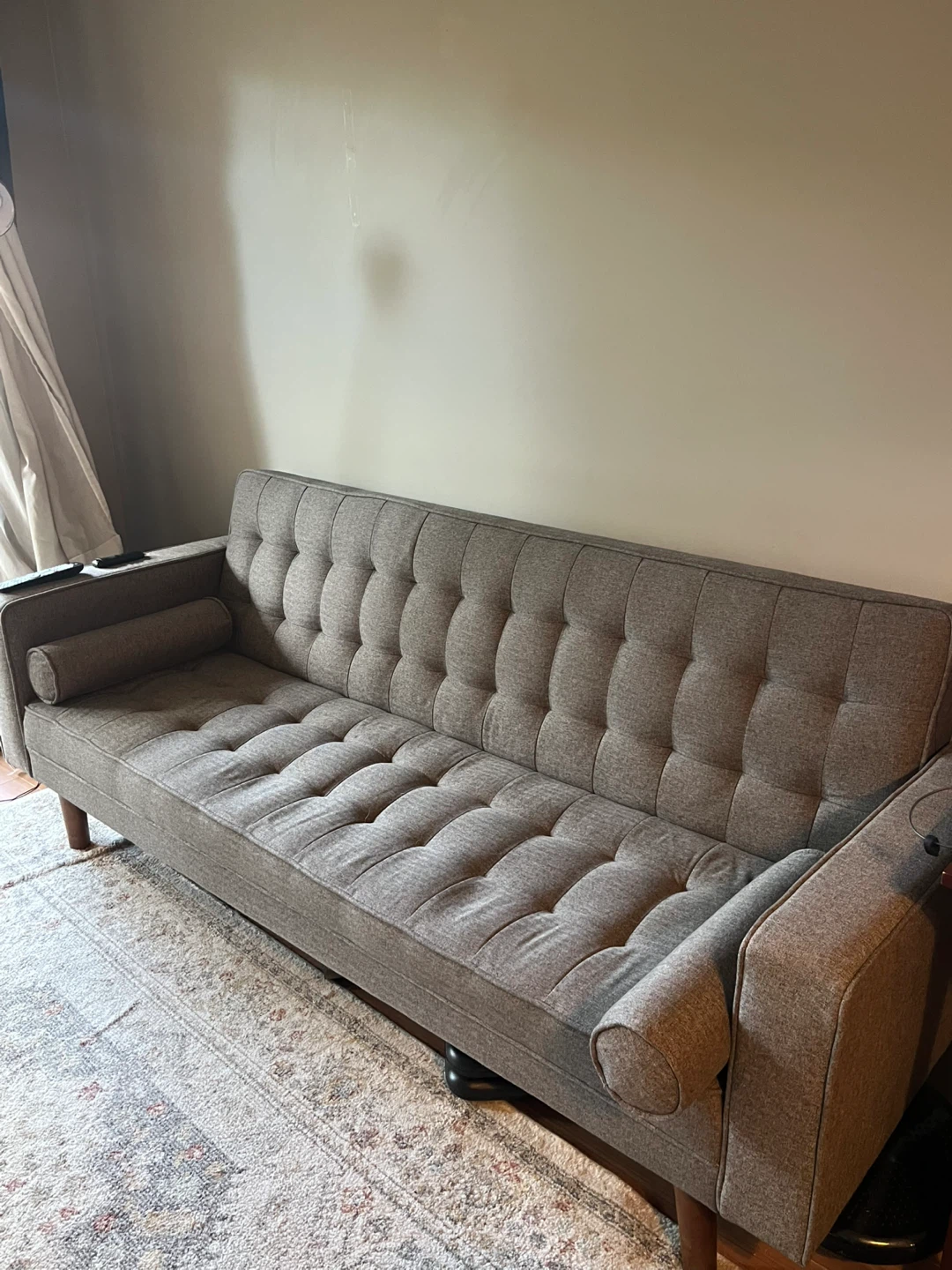 Structube Grey Couch Sofa Bed