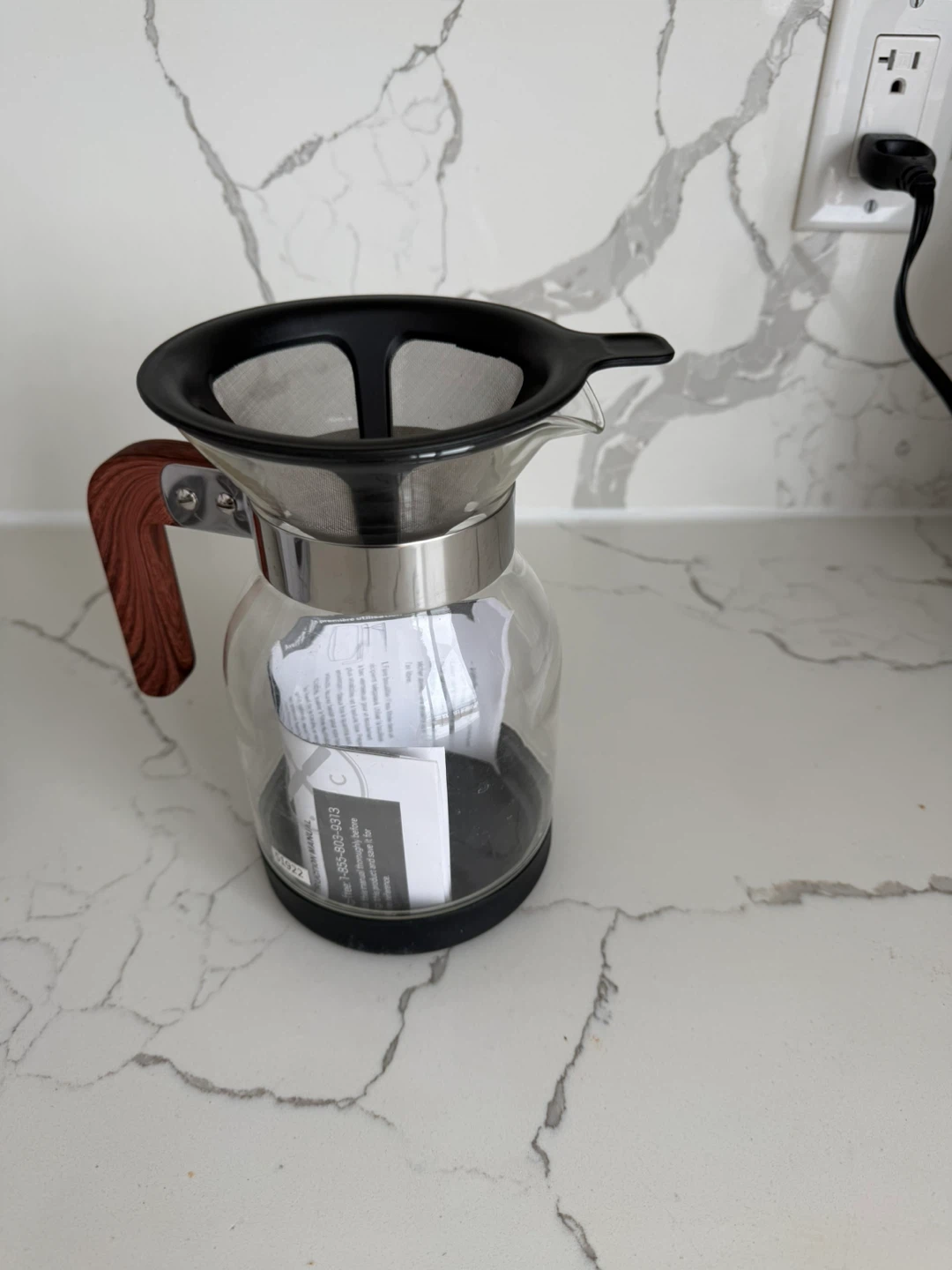 Master Chef Pour Over Coffee Maker with Reusable Filter - photo 4