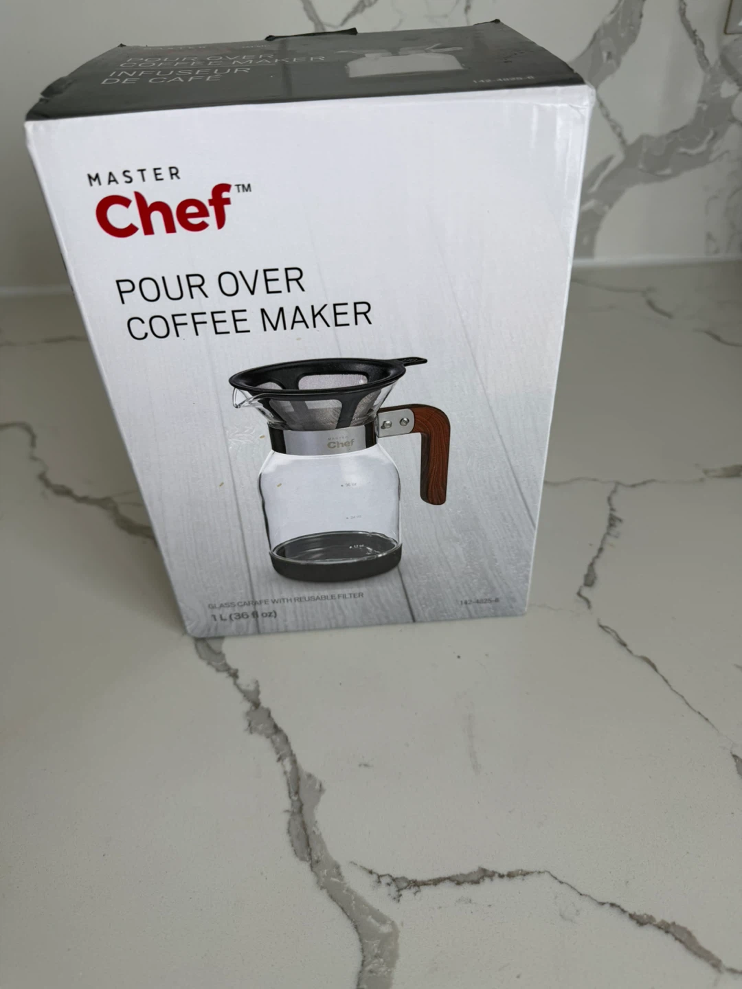Master Chef Pour Over Coffee Maker with Reusable Filter