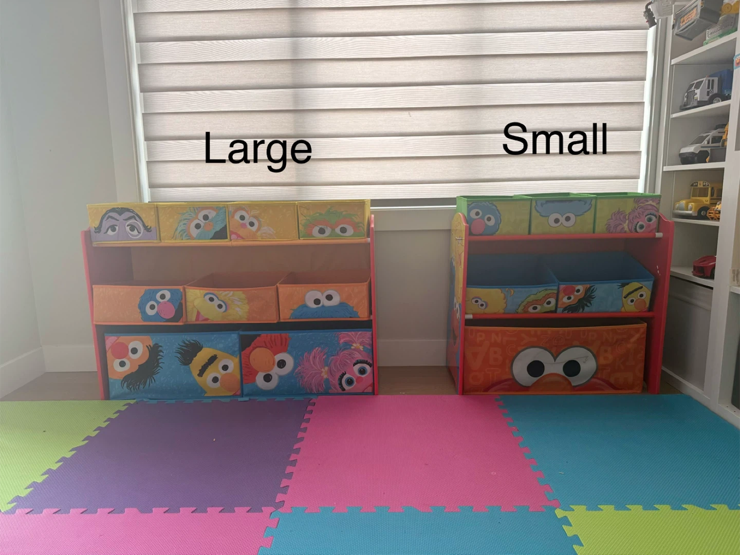 Sesame Street Toy Storage Organizer with Bins